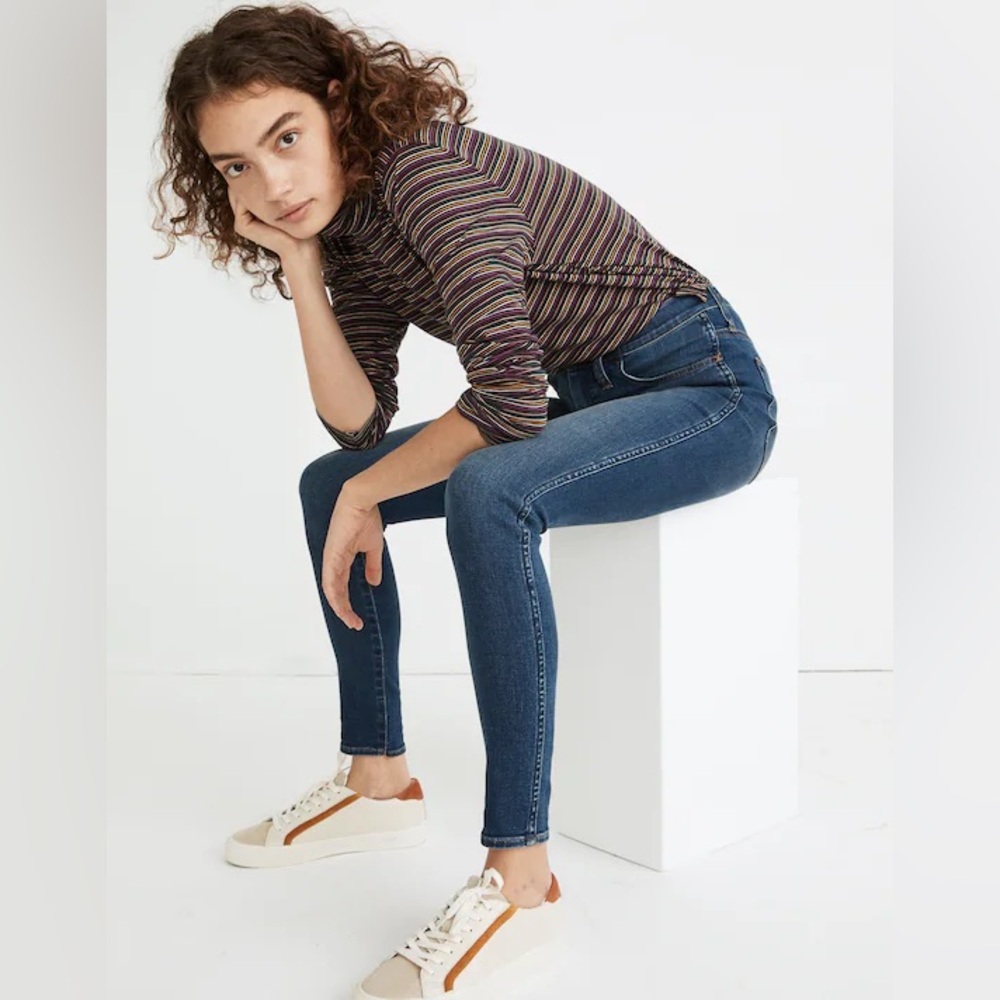 Madewell Tall 10”Road-tripper High-rise Super-soft Denim Jeans in Playford Wash